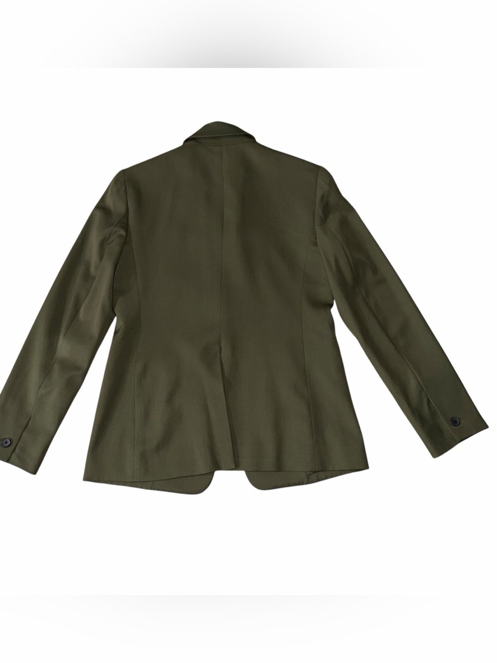 Everlane Italian GoWeave One Button Blazer Olive Green Size 0 Career Jacket - Picture 8 of 9